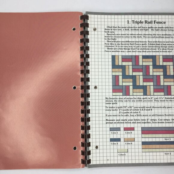 Vintage 1982 The Its Okay If You Sit On My Quilt Book Pattern Mary Ellen Hopkins - Picture 3 of 11